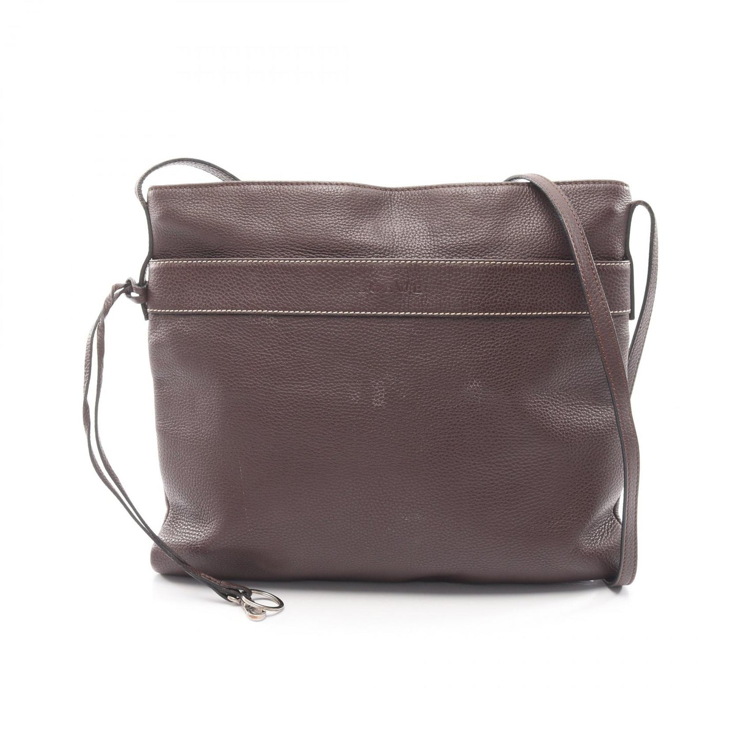 ショルダーバッグ レザー ブラウン ロエベ バッグ LOEWE