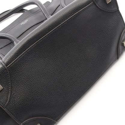 ラゲージ ミニショッパー ハンドバッグ レザー ブラック セリーヌ バッグ CELINE