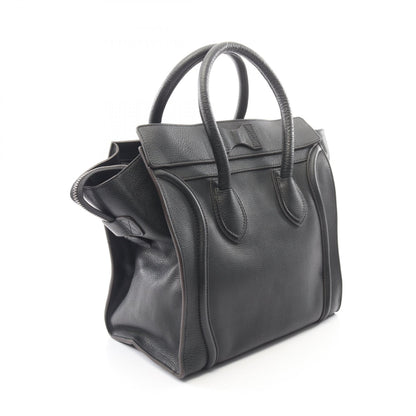 ラゲージ ミニショッパー ハンドバッグ レザー ブラック セリーヌ バッグ CELINE