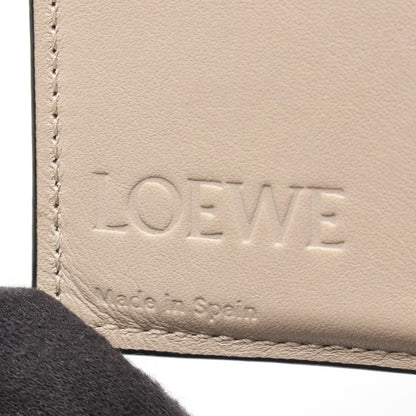 アナグラム コンパクトジップウォレット 二つ折り財布 レザー グリーン ブラウン ロエベ 財布・小物 LOEWE