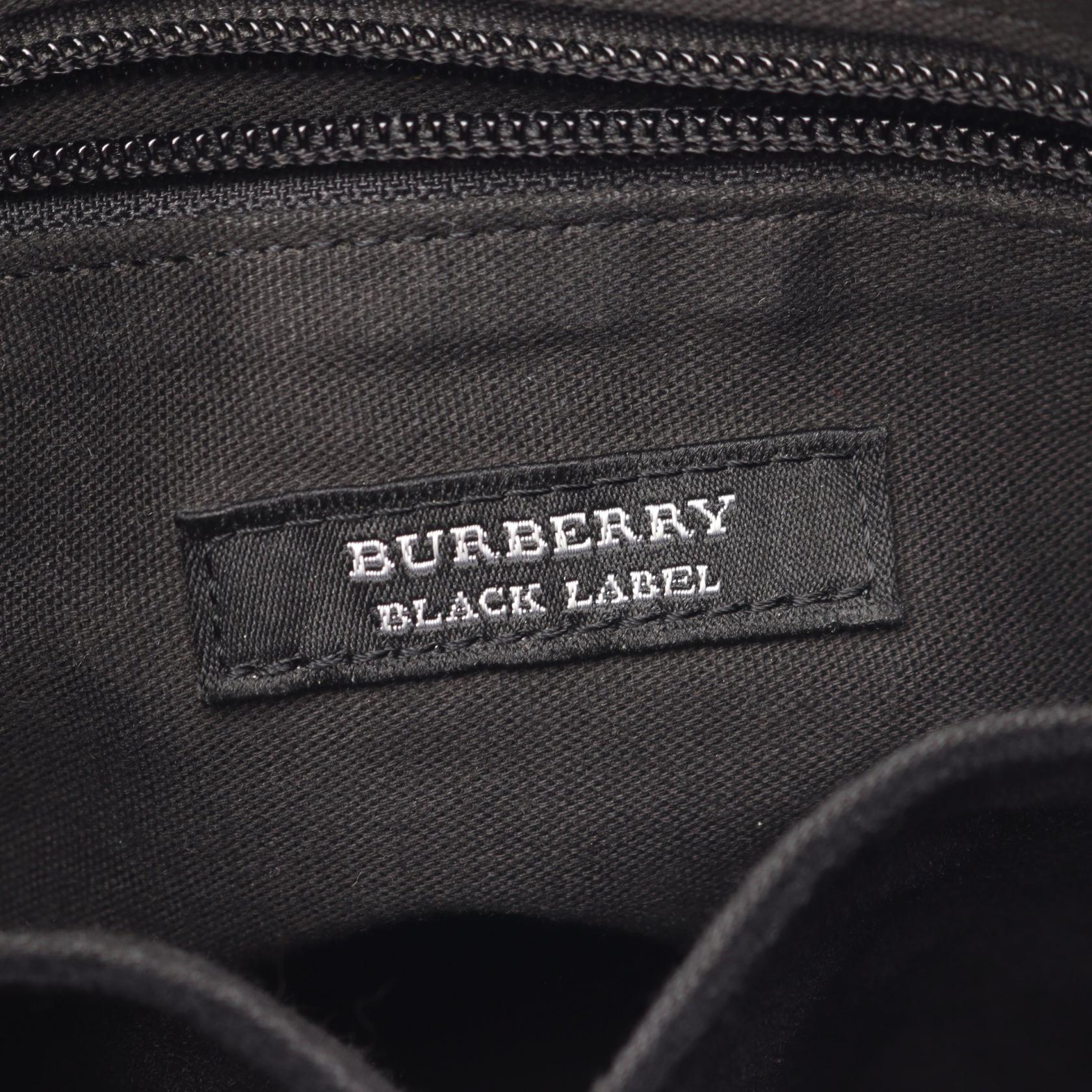 ショルダーバッグ ショルダーバッグ ナイロン レザー ネイビー ダークブラウン マルチカラー バーバリーブラックレーベル バッグ BURBERRY BLACK LABEL