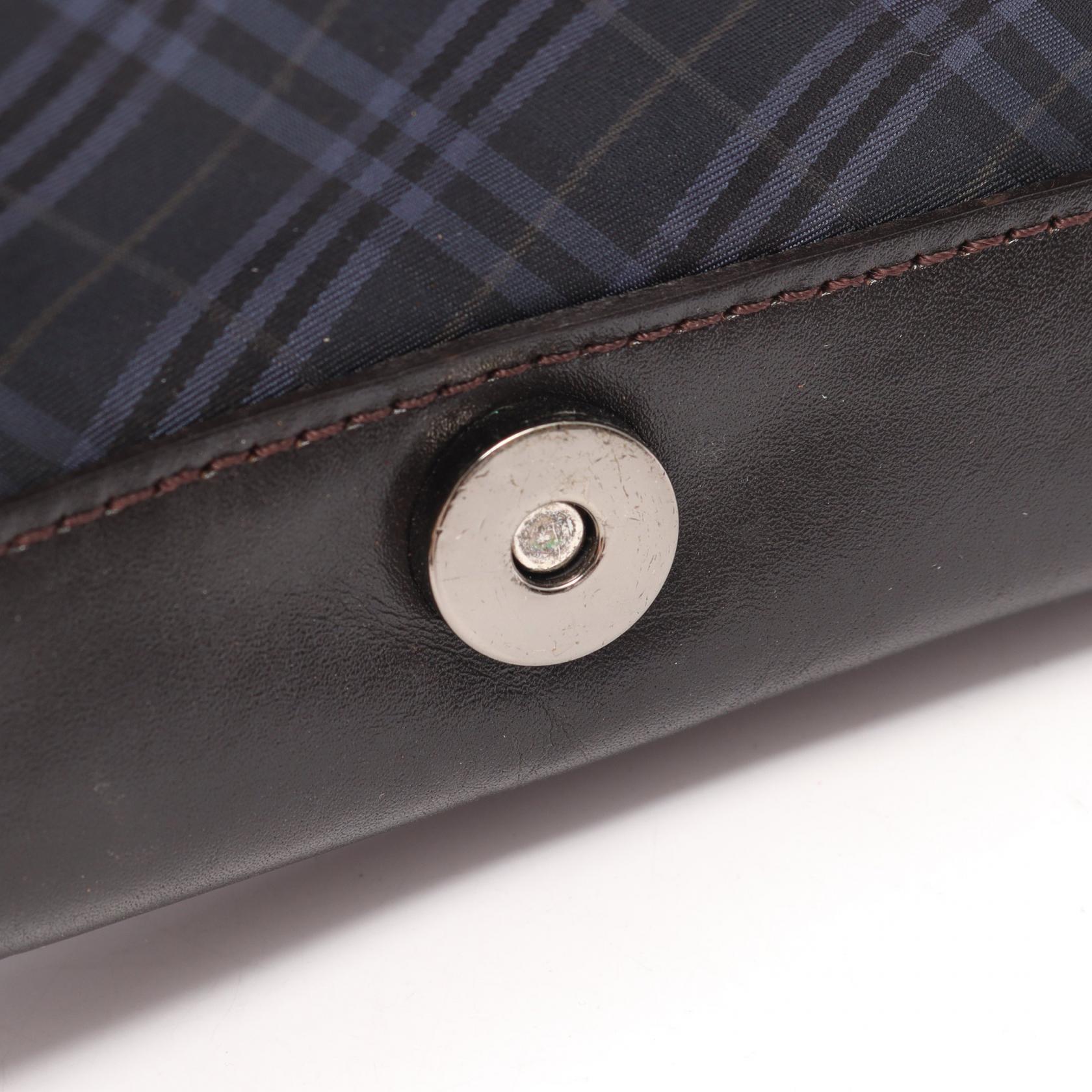 ショルダーバッグ ショルダーバッグ ナイロン レザー ネイビー ダークブラウン マルチカラー バーバリーブラックレーベル バッグ BURBERRY BLACK LABEL
