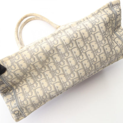 BOOK TOTE ブックトート ミディアム ハンドバッグ トートバッグ キャンバス アイボリー グレー クリスチャンディオール バッグ Christian Dior