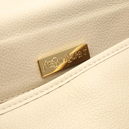 ショルダーバッグ レザー アイボリー イヴサンローラン バッグ YVES SAINT LAURENT