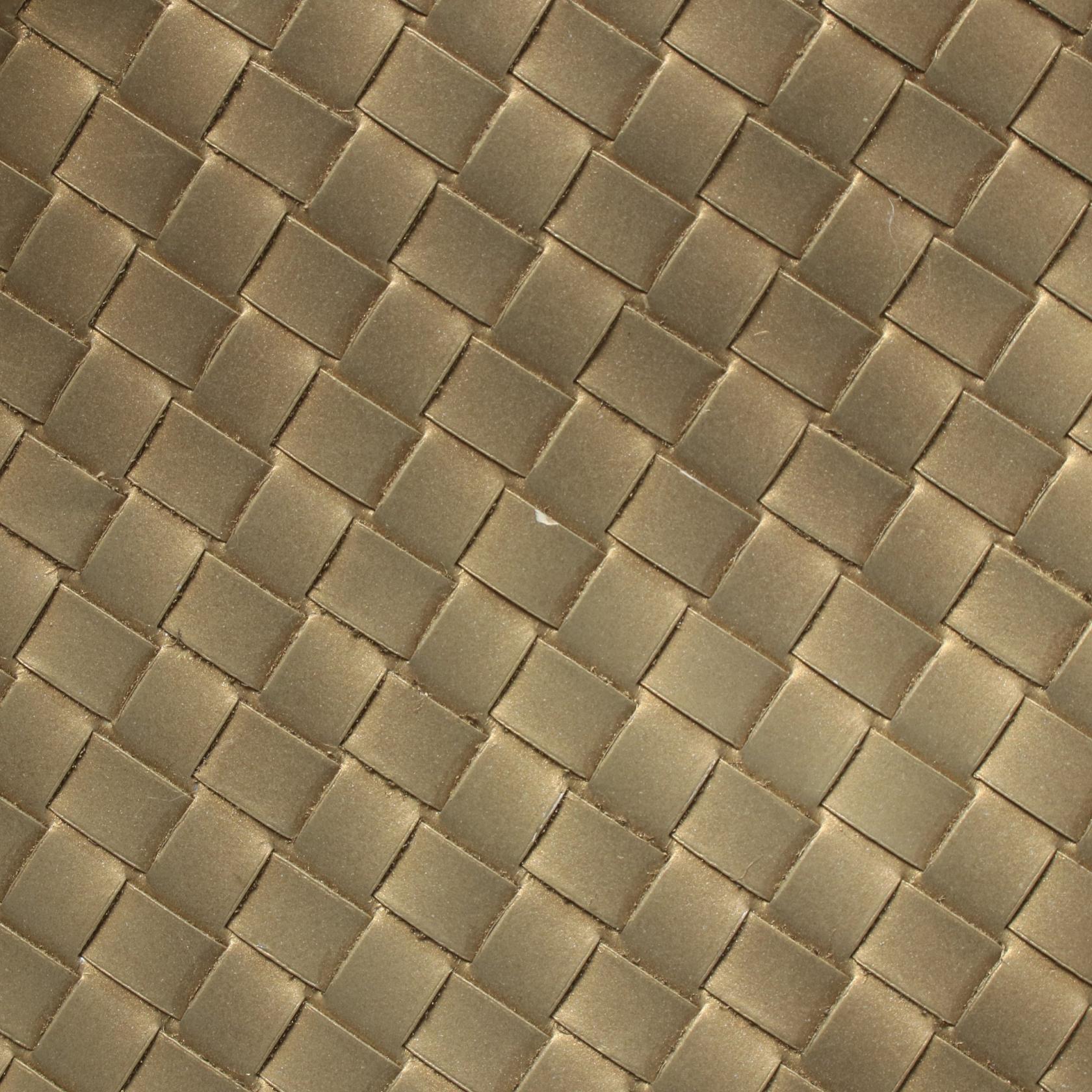 イントレチャート ショルダーバッグ レザー ゴールド カーキグリーン ボッテガヴェネタ バッグ BOTTEGA VENETA