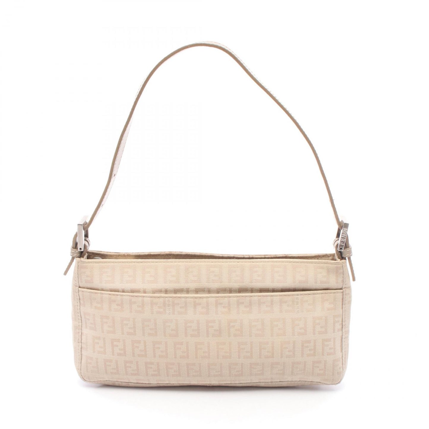 ズッキーノ ワンショルダーバッグ キャンバス レザー ベージュ フェンディ バッグ FENDI