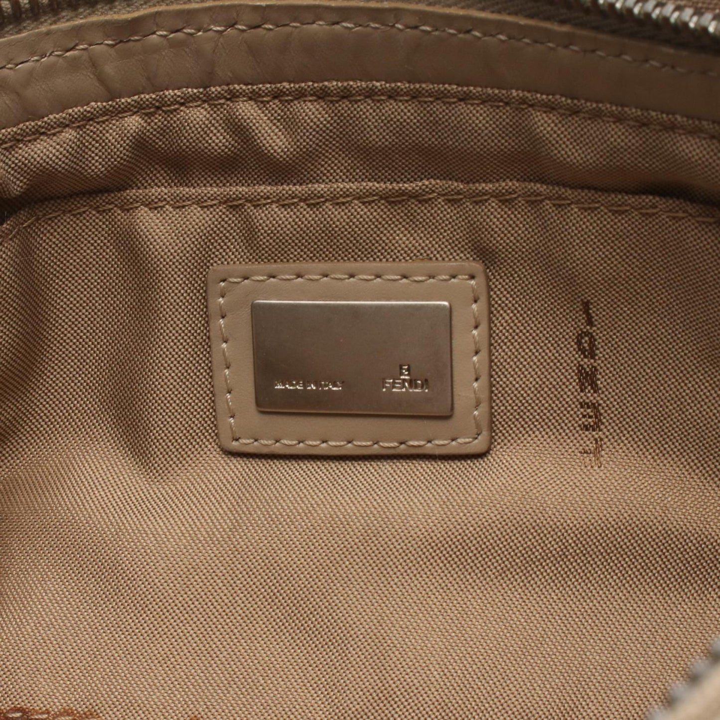 ズッキーノ ワンショルダーバッグ キャンバス レザー ベージュ フェンディ バッグ FENDI