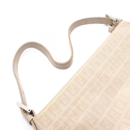 ズッキーノ ワンショルダーバッグ キャンバス レザー ベージュ フェンディ バッグ FENDI