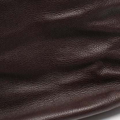 イントレチャート ハンドバッグ トートバッグ レザー ダークブラウン ボッテガヴェネタ バッグ BOTTEGA VENETA