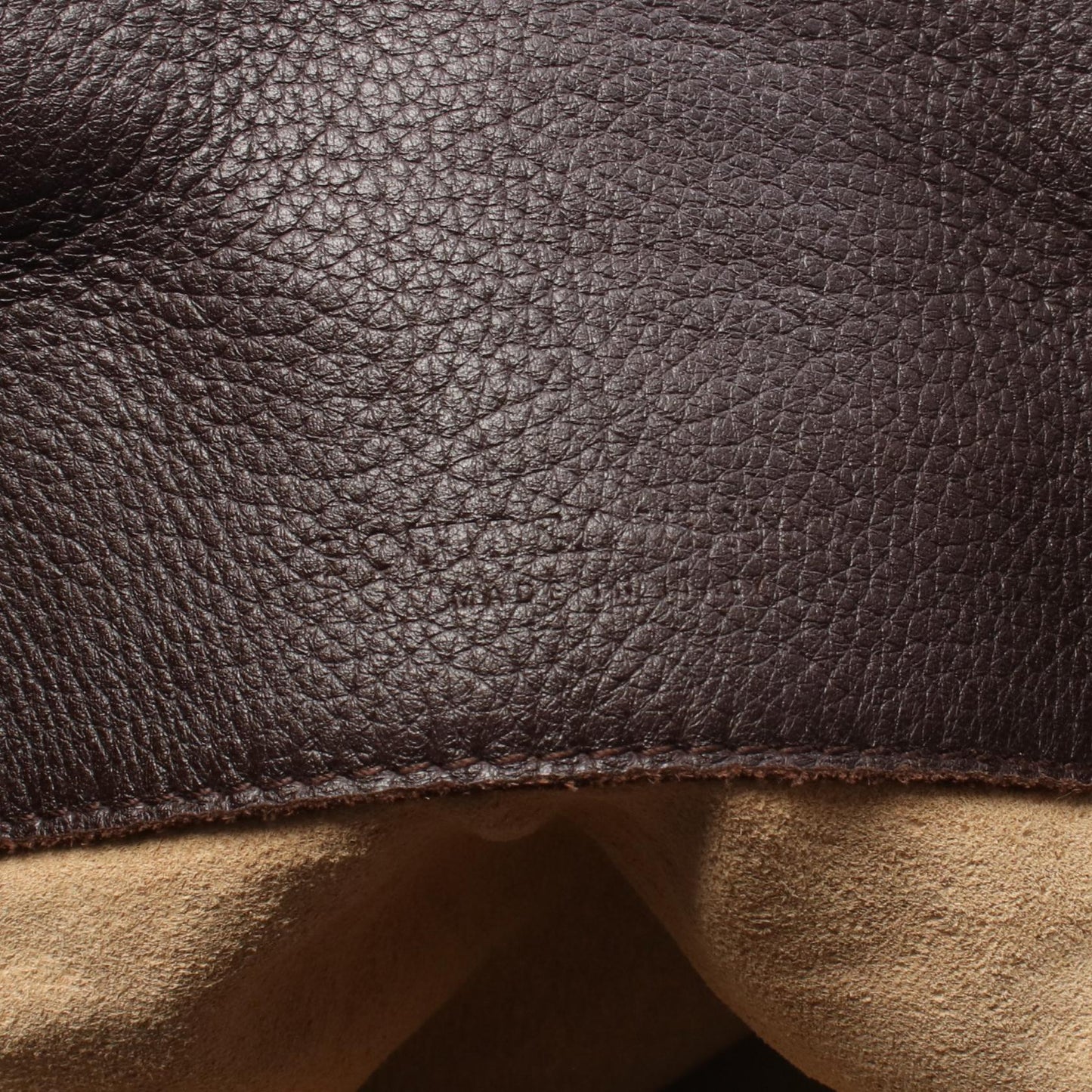 イントレチャート ハンドバッグ トートバッグ レザー ダークブラウン ボッテガヴェネタ バッグ BOTTEGA VENETA