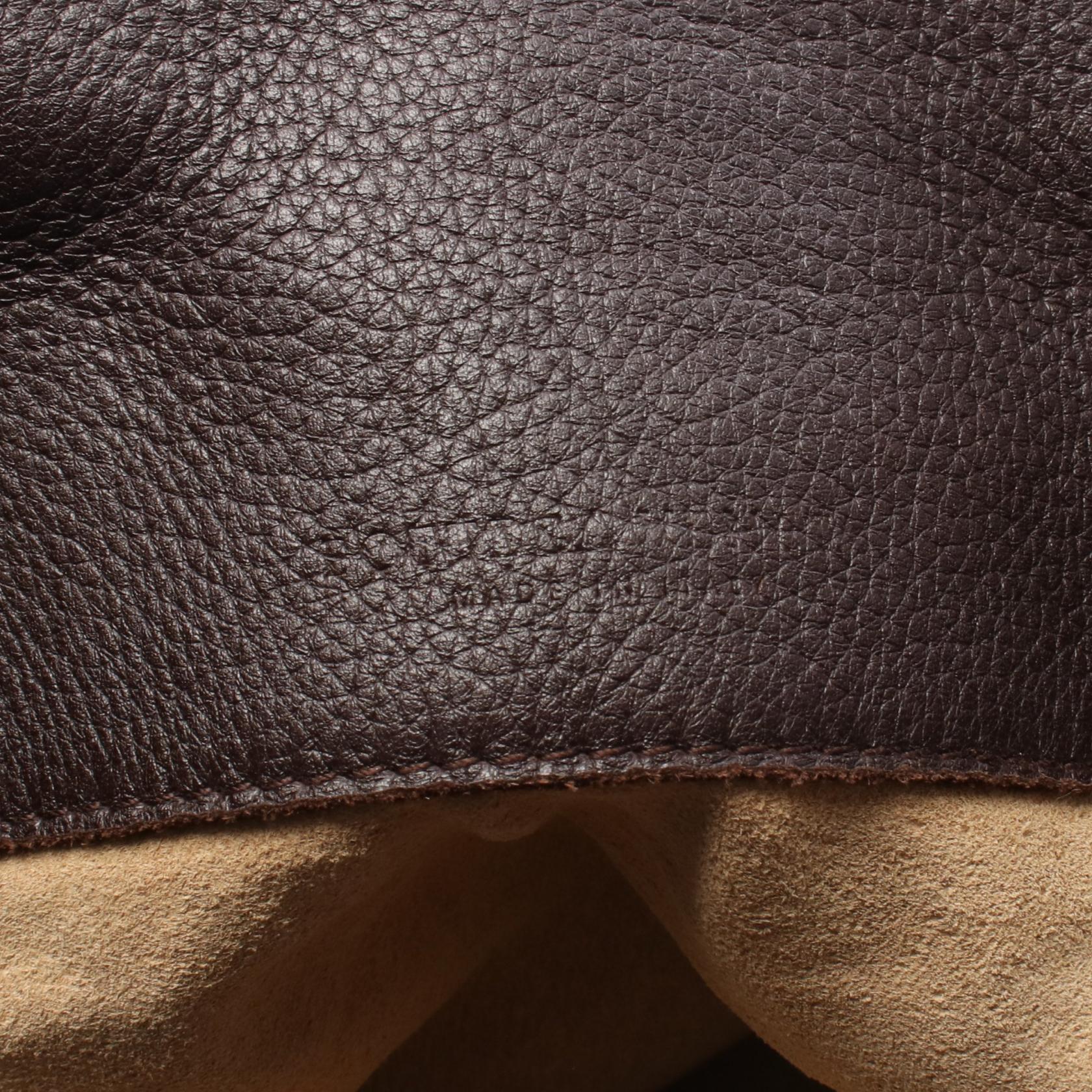イントレチャート ハンドバッグ トートバッグ レザー ダークブラウン ボッテガヴェネタ バッグ BOTTEGA VENETA