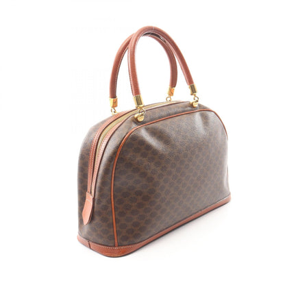 マカダム ハンドバッグ PVC レザー ダークブラウン ブラウン セリーヌ バッグ CELINE