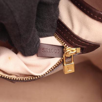 ルシーユGM モノグラムミニ スリーズ ハンドバッグ トートバッグ キャンバス レザー ボルドー ルイヴィトン バッグ LOUIS VUITTON