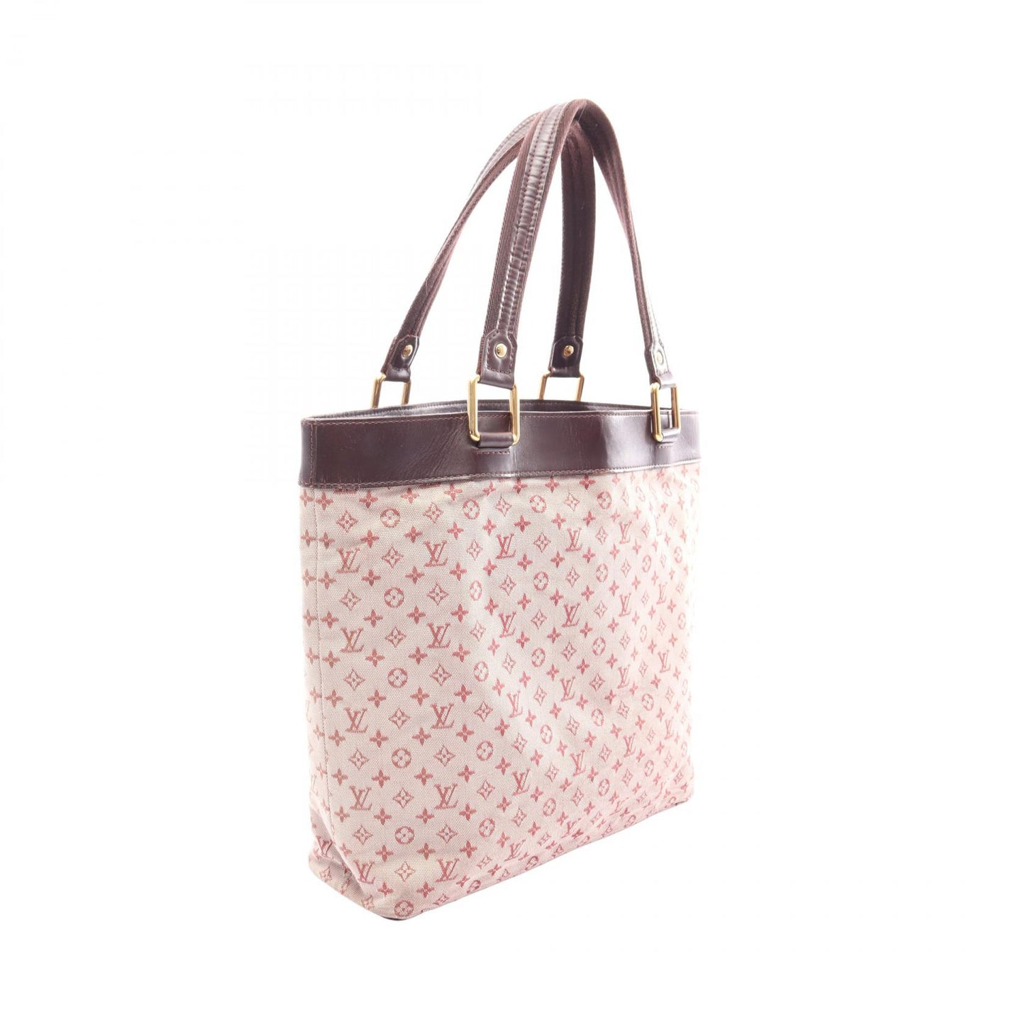 ルシーユGM モノグラムミニ スリーズ ハンドバッグ トートバッグ キャンバス レザー ボルドー ルイヴィトン バッグ LOUIS VUITTON