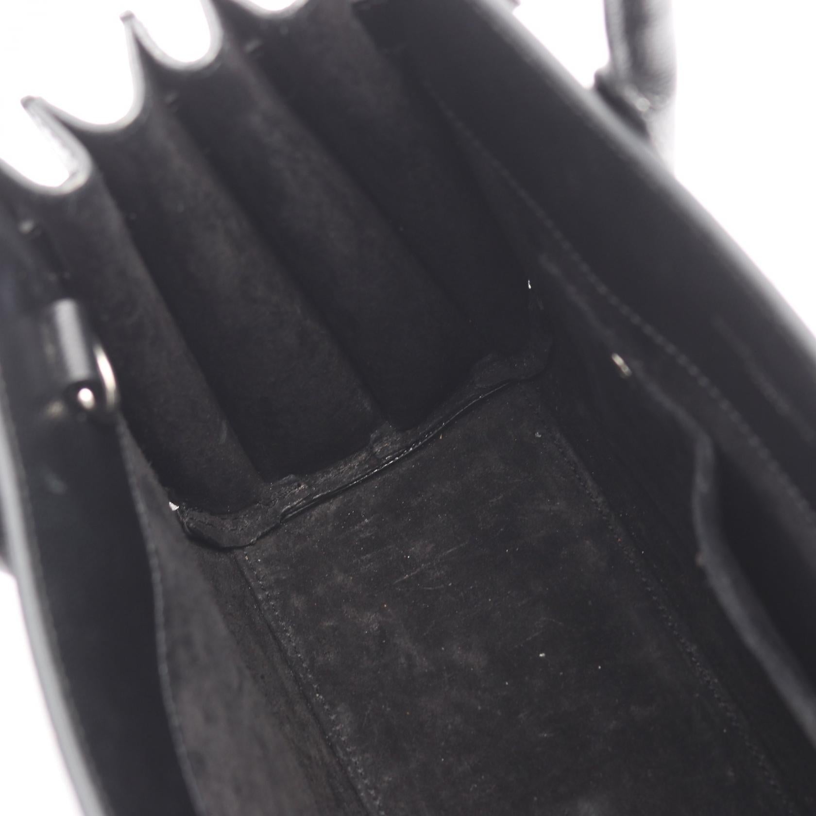 クラシック ナノ サックドジュール スタッズ 2WAY ハンドバッグ レザー ブラック サンローランパリ バッグ SAINT LAURENT PARIS