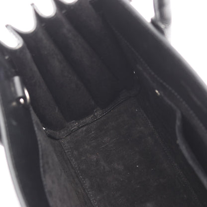 クラシック ナノ サックドジュール スタッズ 2WAY ハンドバッグ レザー ブラック サンローランパリ バッグ SAINT LAURENT PARIS