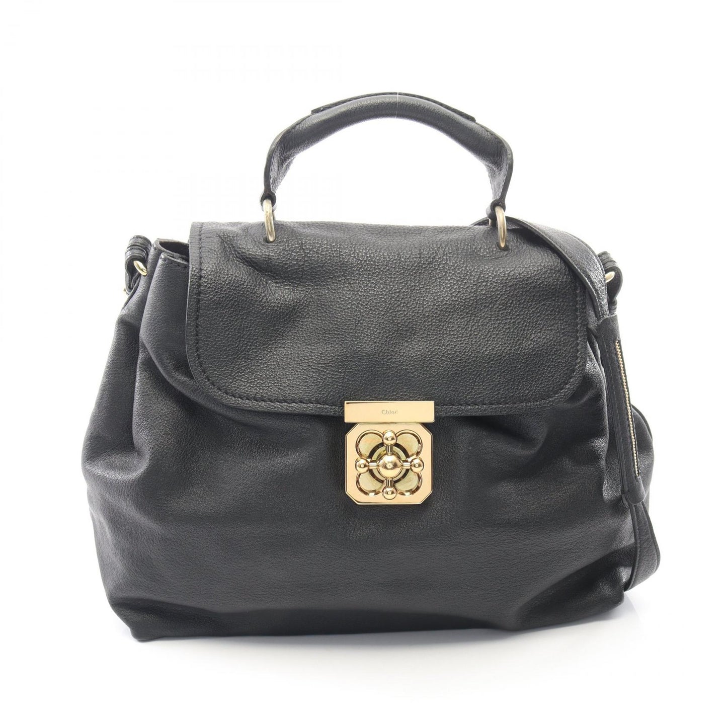 エルシー 2WAY ハンドバッグ レザー ブラック クロエ バッグ Chloe