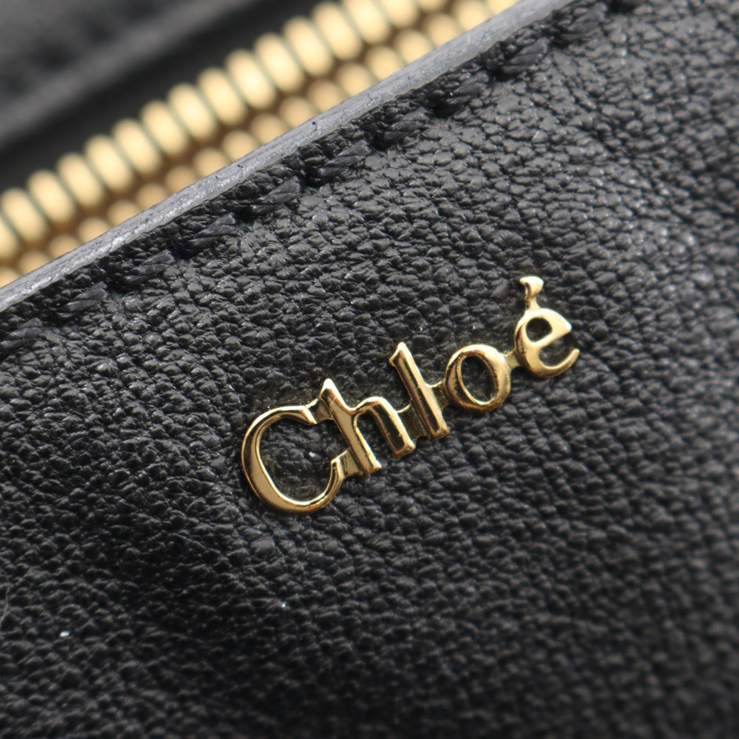 エルシー 2WAY ハンドバッグ レザー ブラック クロエ バッグ Chloe