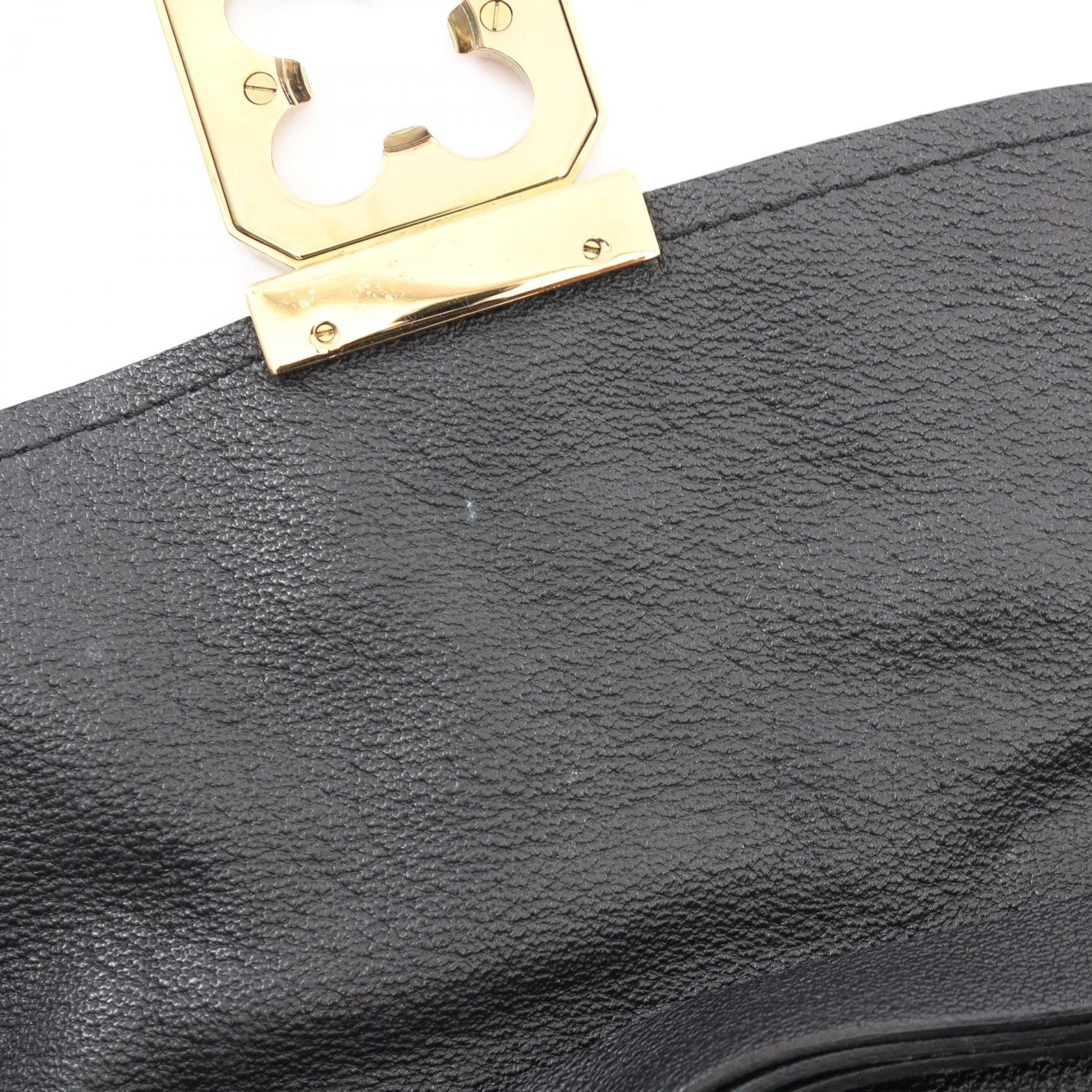 エルシー 2WAY ハンドバッグ レザー ブラック クロエ バッグ Chloe