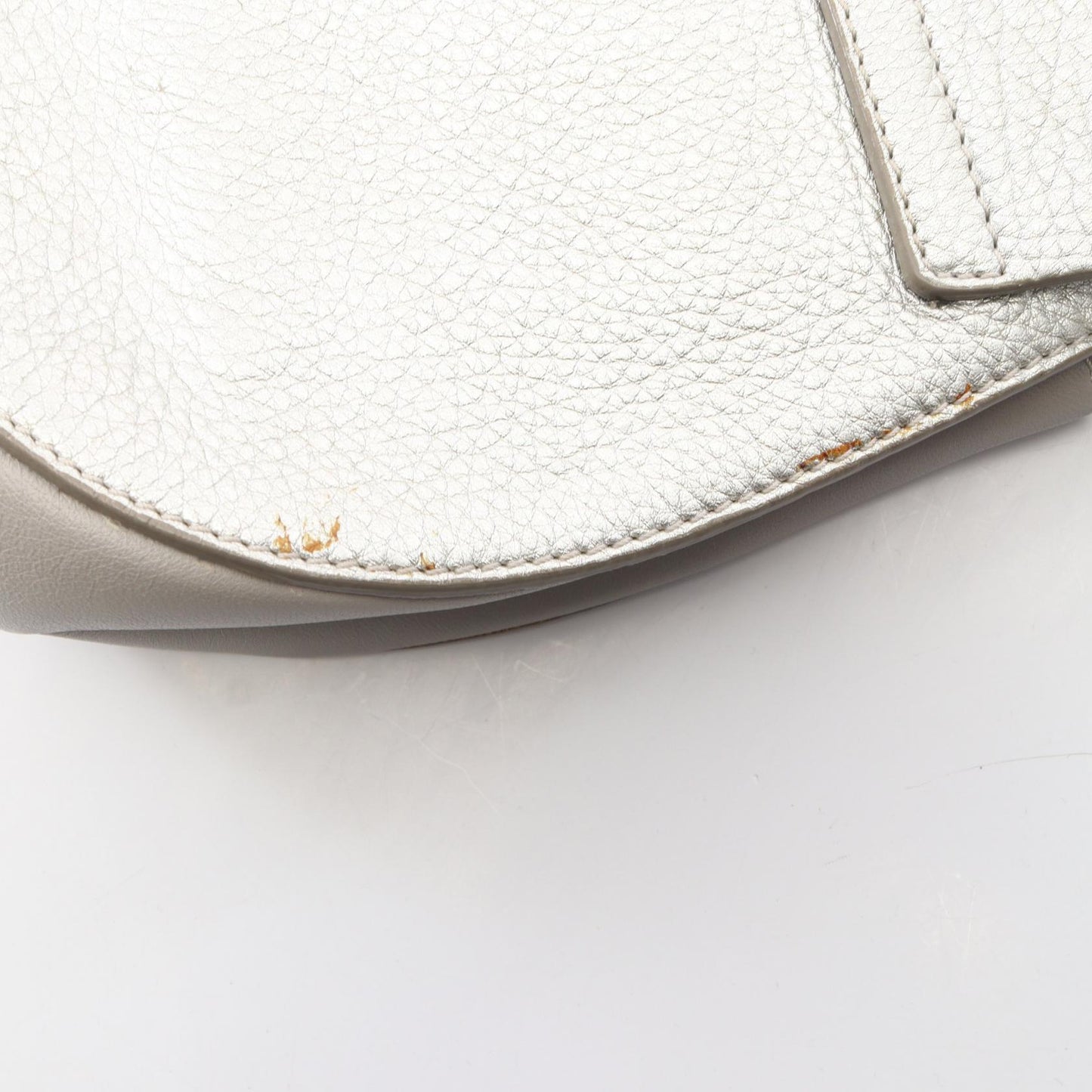 ドリュー チェーンショルダーバッグ レザー シルバー クロエ バッグ Chloe