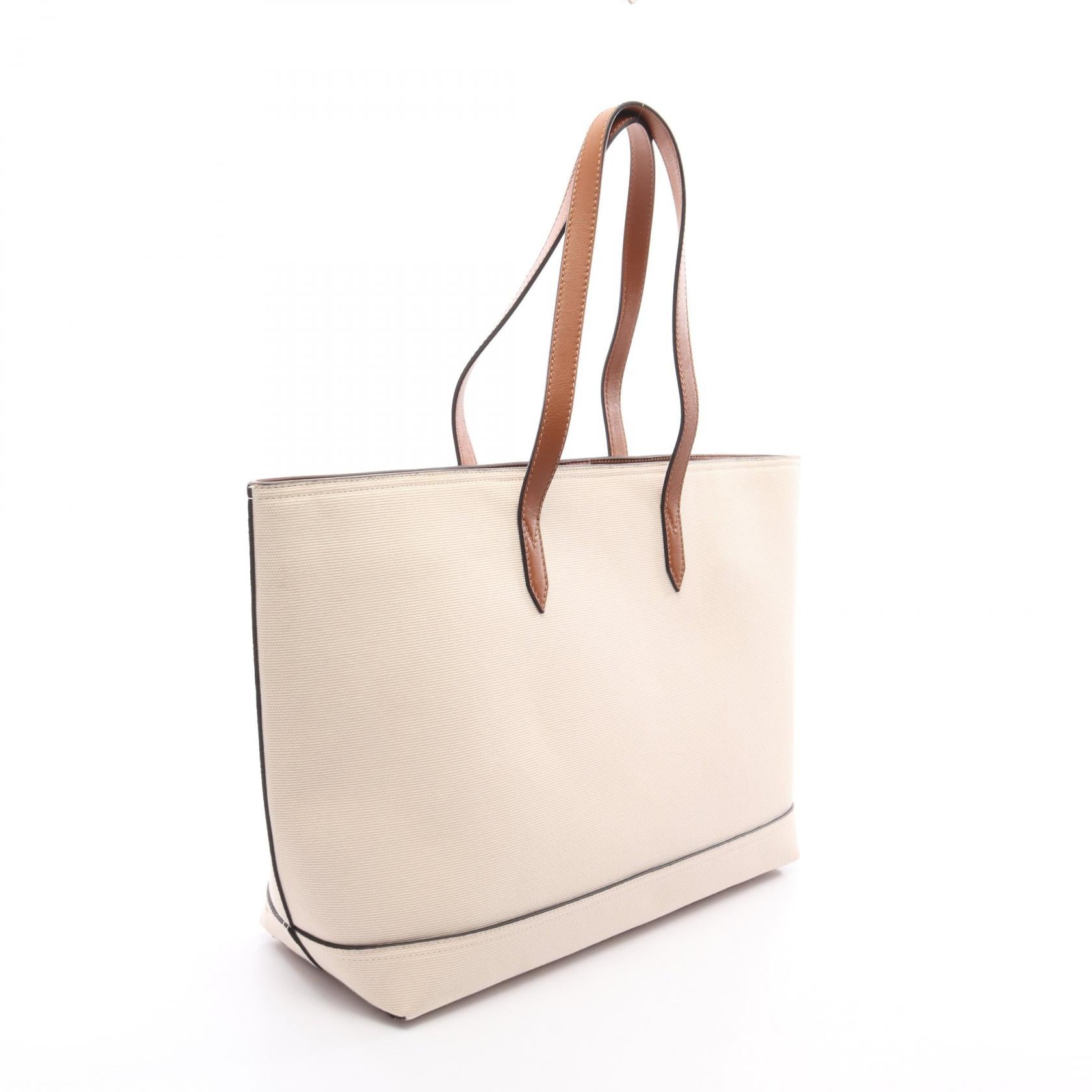 ショルダーバッグ トートバッグ キャンバス レザー アイボリー ブラウン ジミーチュウ バッグ JIMMY CHOO