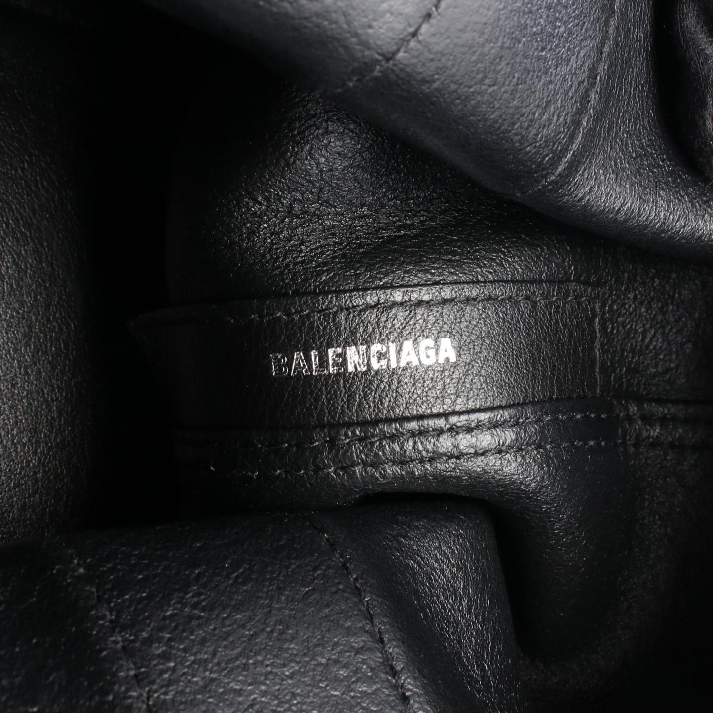 NAVY CABAS S ネイビーカバ ハンドバッグ トートバッグ レザー ブラック バレンシアガ バッグ BALENCIAGA