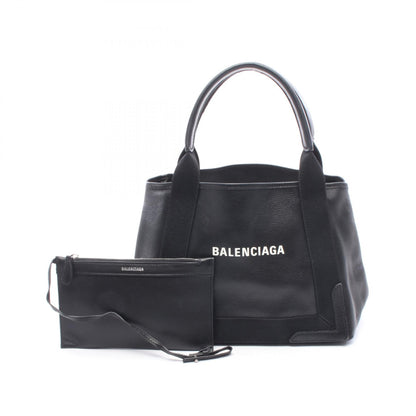 NAVY CABAS S ネイビーカバ ハンドバッグ トートバッグ レザー ブラック バレンシアガ バッグ BALENCIAGA
