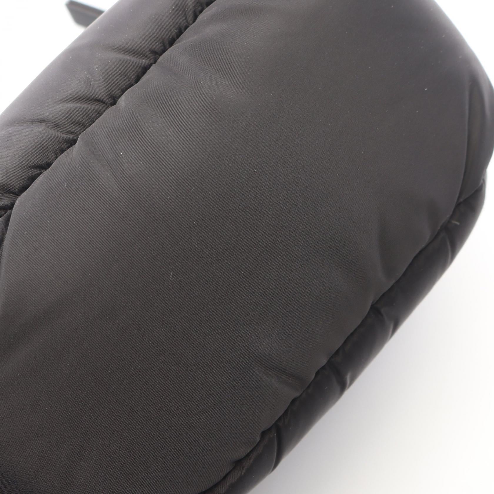 MICRO CARADOC 2WAY ハンドバッグ ナイロン レザー ブラック モンクレール バッグ MONCLER