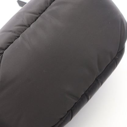 MICRO CARADOC 2WAY ハンドバッグ ナイロン レザー ブラック モンクレール バッグ MONCLER