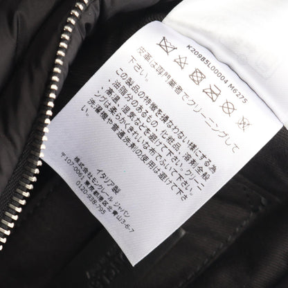 MICRO CARADOC 2WAY ハンドバッグ ナイロン レザー ブラック モンクレール バッグ MONCLER