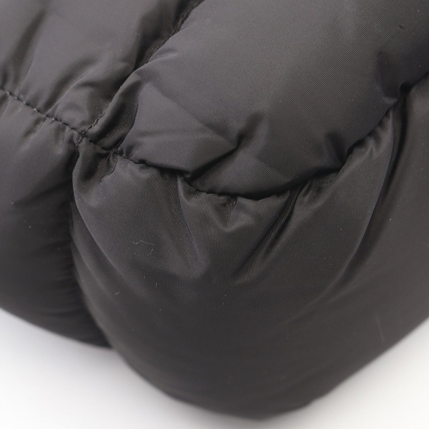 MICRO CARADOC 2WAY ハンドバッグ ナイロン レザー ブラック モンクレール バッグ MONCLER