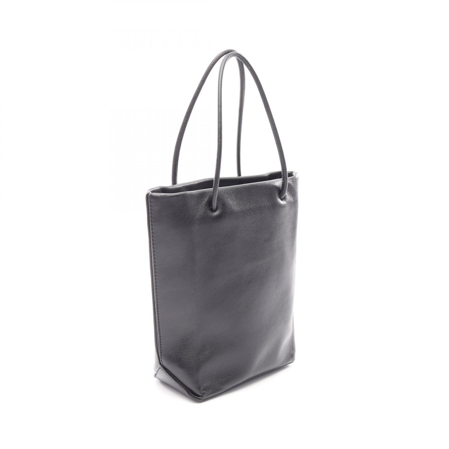 エッセンシャルトートPM ハンドバッグ トートバッグ レザー ブラック シルバー金具 シャネル バッグ CHANEL