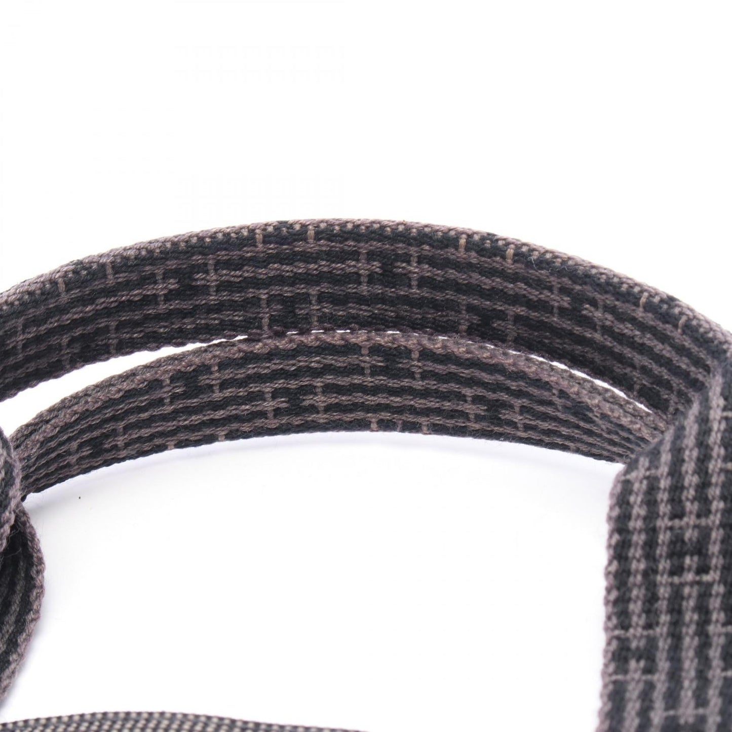 エールラインMM ハンドバッグ トートバッグ ナイロンキャンバス ダークグレー シルバー金具 エルメス バッグ HERMES