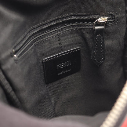 モンスター バグズアイ ボディバッグ ナイロン レザー レッド ブラック フェンディ バッグ FENDI