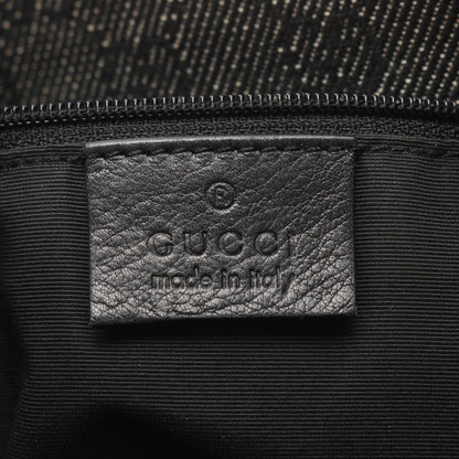GG柄 ショルダーバッグ キャンバス レザー ブラック グッチ バッグ GUCCI