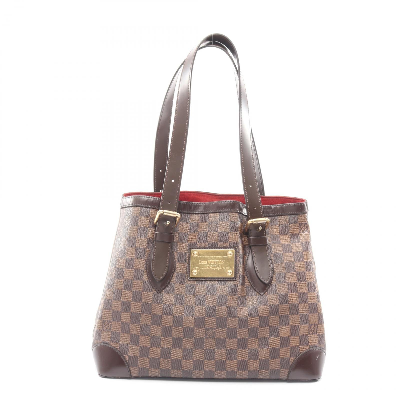 ハムステッドMM ダミエエベヌ ショルダーバッグ トートバッグ PVC レザー ブラウン ルイヴィトン バッグ LOUIS VUITTON