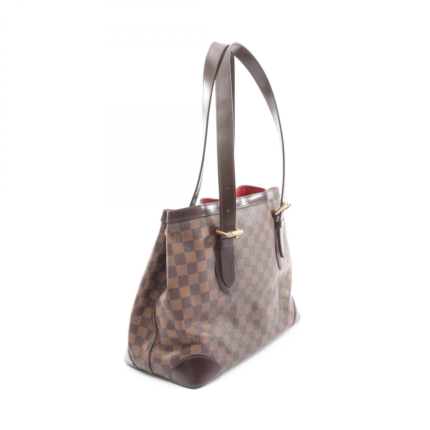 ハムステッドMM ダミエエベヌ ショルダーバッグ トートバッグ PVC レザー ブラウン ルイヴィトン バッグ LOUIS VUITTON