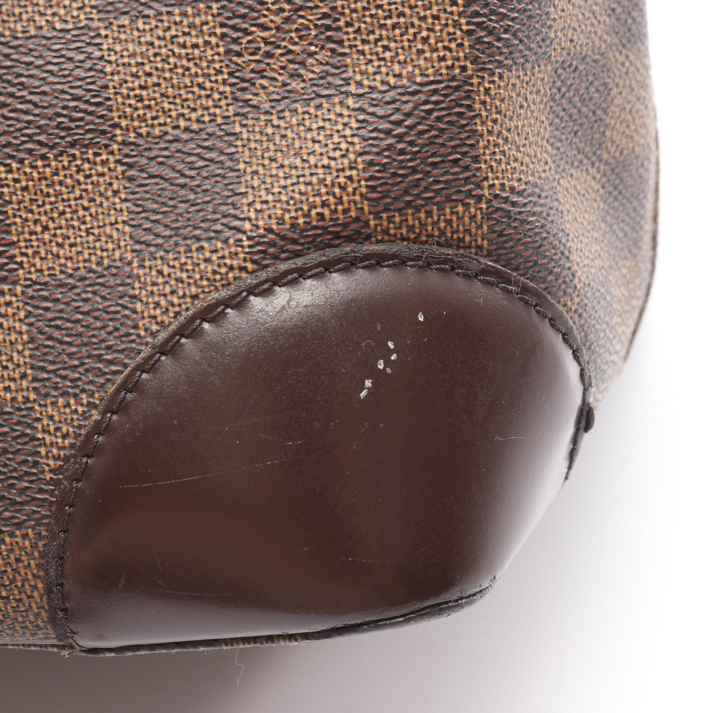 ハムステッドMM ダミエエベヌ ショルダーバッグ トートバッグ PVC レザー ブラウン ルイヴィトン バッグ LOUIS VUITTON
