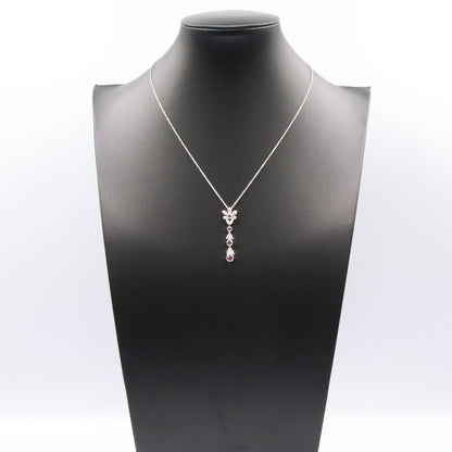 ネックレス ネックレス PT950 ダイヤモンド プラチナ ピンク クリア ティファニー アクセサリー TIFFANY & Co.