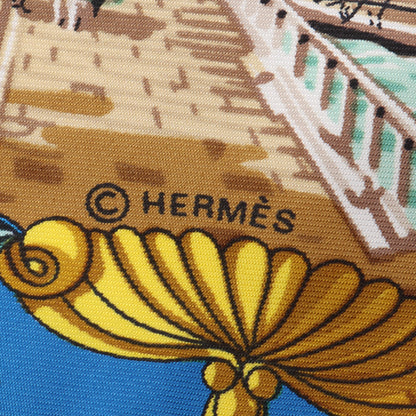カレ90 L'ENTENTE CORDIALE スカーフ シルク レッド マルチカラー エルメス 財布・小物 HERMES