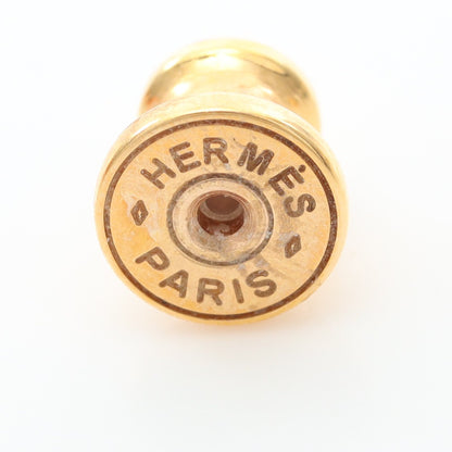MINI POP H ミニポップアッシュ イヤリング GP アイボリー ゴールド エルメス アクセサリー HERMES