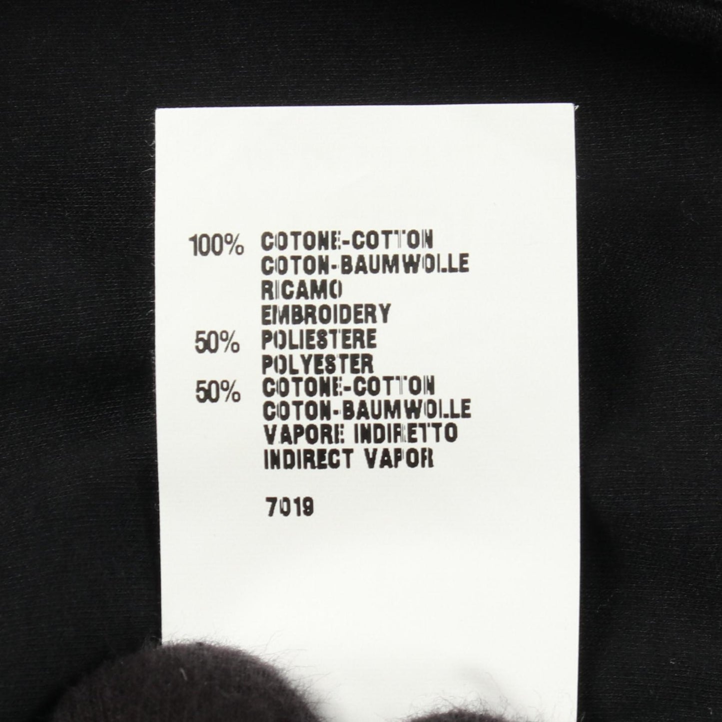 フラワー レース 半袖Tシャツ コットン ブラック フェンディ トップス FENDI