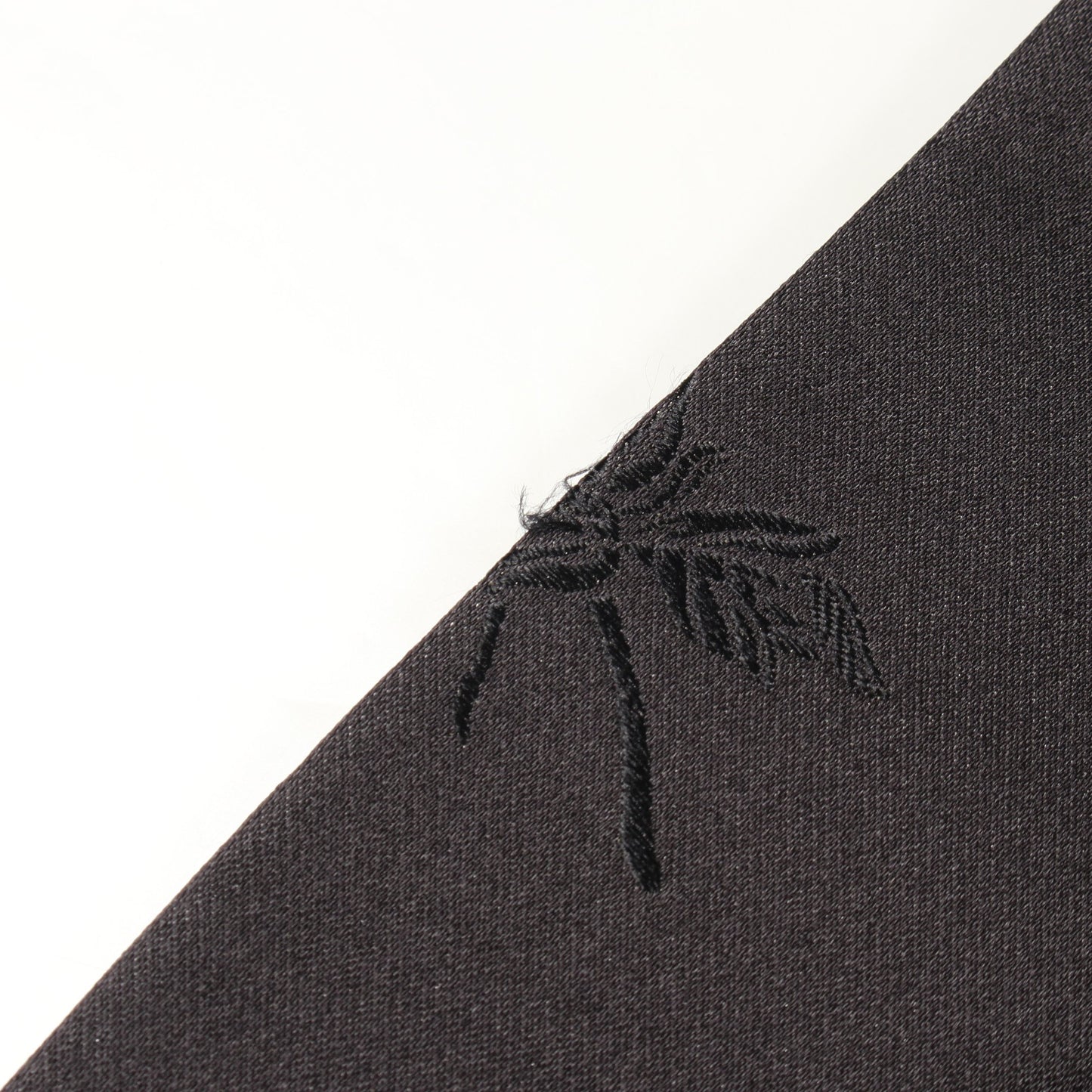 刺繍 総柄 テーラードジャケット シルク ブラック ゴールド エルメス アウター HERMES