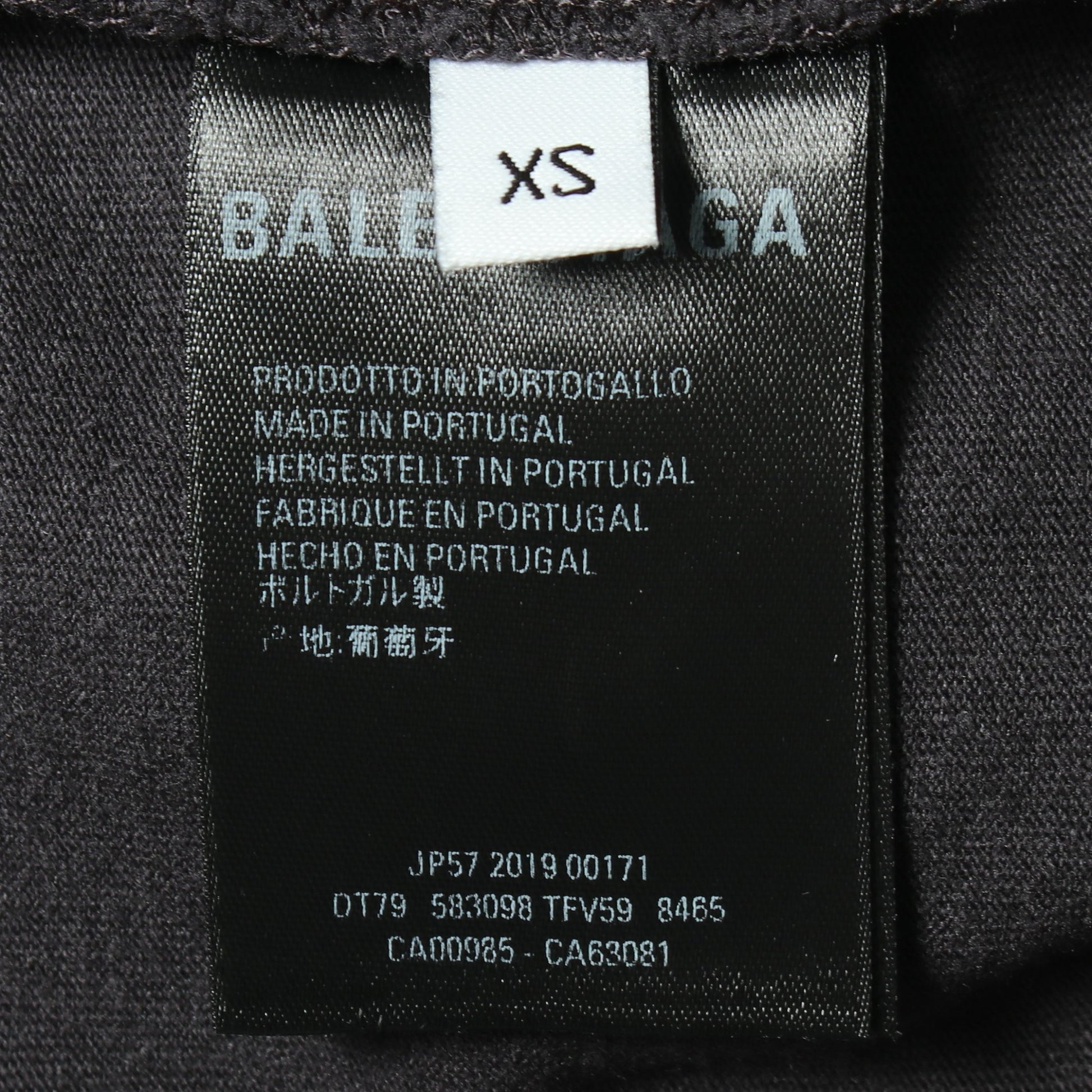 ロゴ 半袖Tシャツ コットン ブラック ピンク バレンシアガ トップス BALENCIAGA