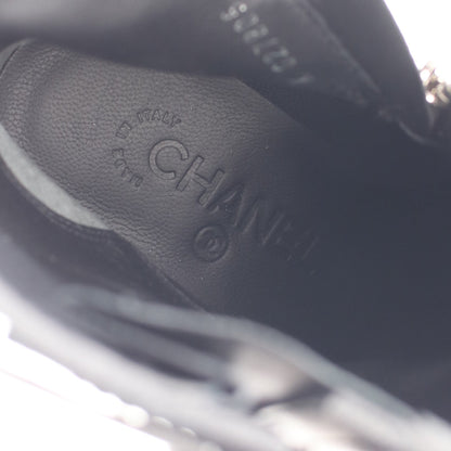 ココマーク エンジニア ブーツ レザー ブラック シャネル シューズ CHANEL