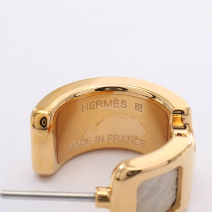 オランプPM フープ ピアス ヴォーエプソン GP ホワイト ゴールド エルメス アクセサリー HERMES