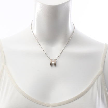 POP H ポップアッシュ ネックレス ベージュ シルバー エルメス アクセサリー HERMES