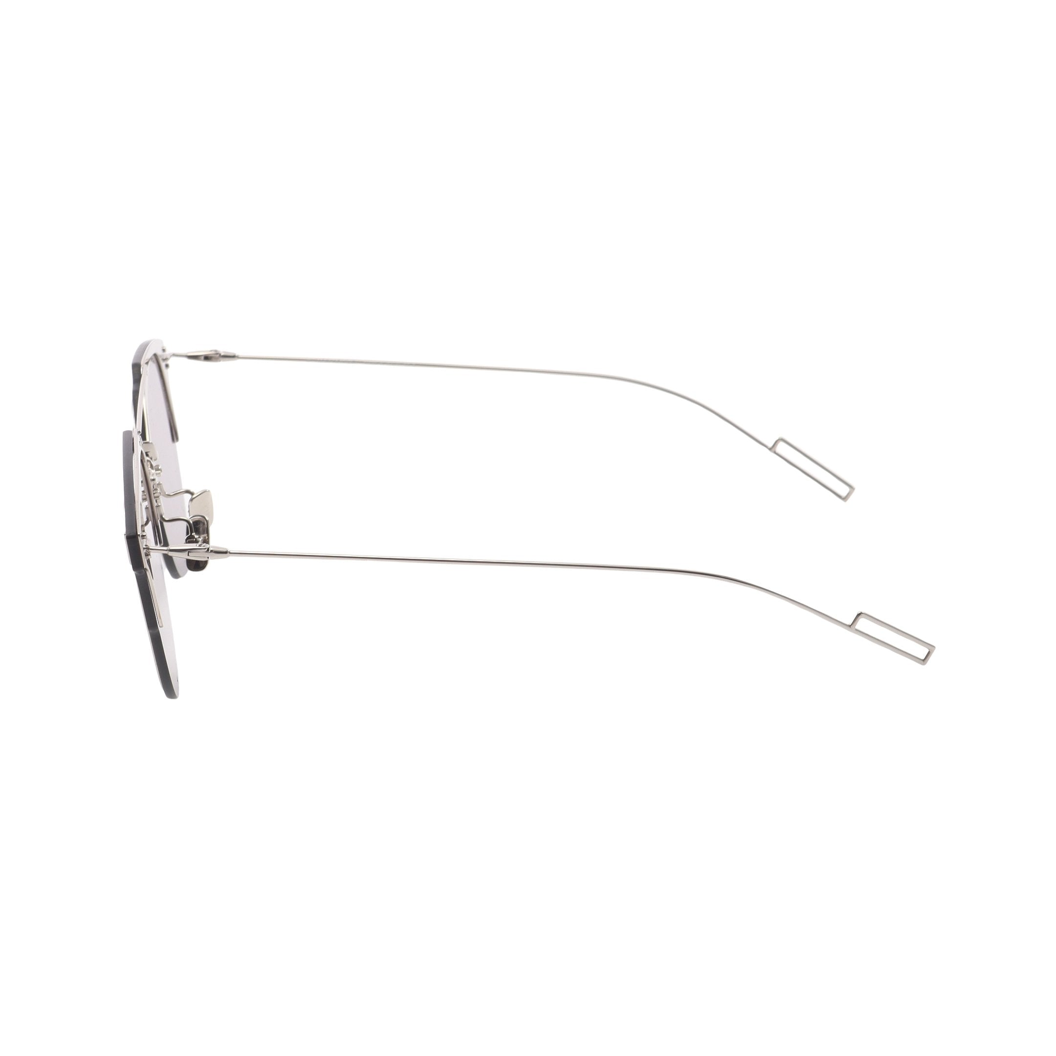 ディオール・オム DIOR HOMME DIORCOMPOSIT1.0 グラデーションレンズ サングラス 衣料品 メタル メンズ ブラック系 / シルバー系 【中古】 DIORCOMPOSIT1.0 グラデーションレンズ サングラス ブラック シルバー