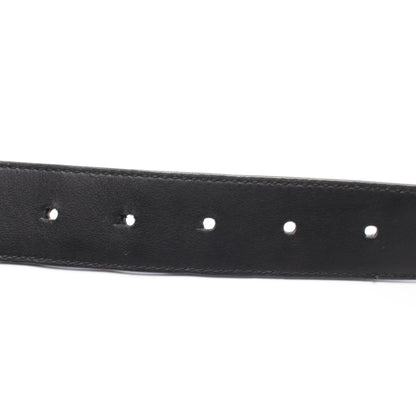 ドット シルバー金具 ベルト レザー ブラック ディオールオム 財布・小物 Dior HOMME