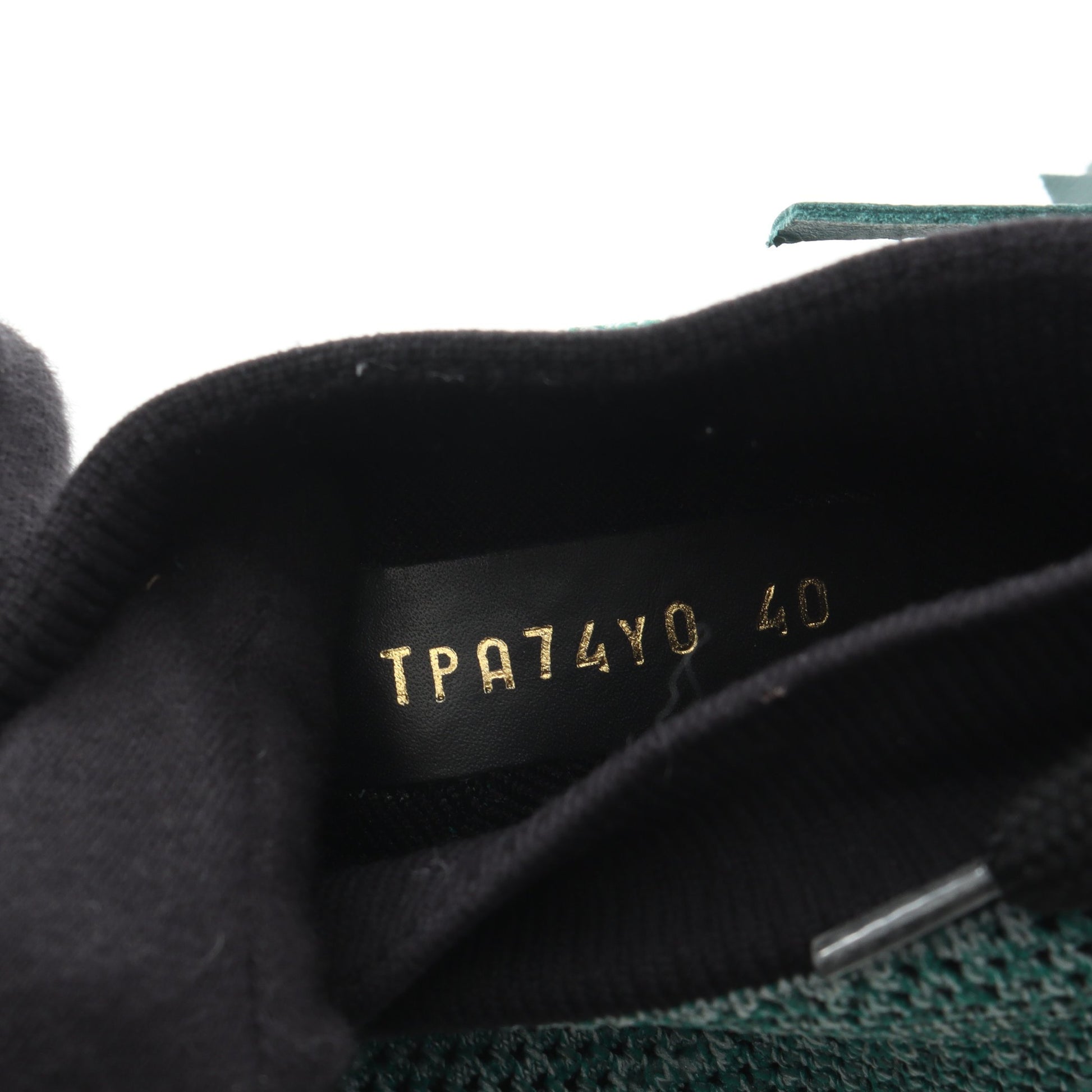 Heroes Tribe フリンジ ハイカットスニーカー ニットファブリック レザー グリーン ブラック レッド ヴァレンティノ シューズ VALENTINO